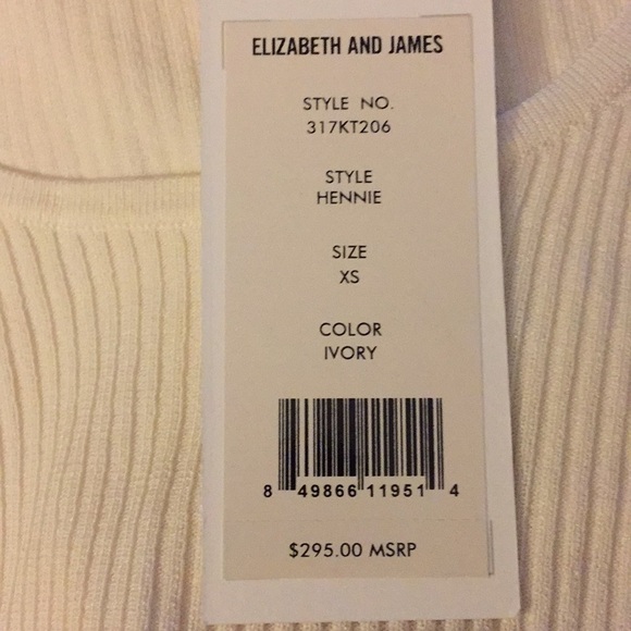 Elizabeth and James Hennie Top NWT $295 - Picture 7 of 7